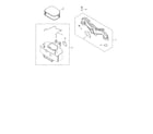 Kohler SV720-0039 air intake & filtration assembly diagram