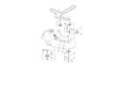 Toro 74630 (311000001 AND UP) 50" deck belt/spindle/hi-lift blade diagram