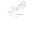 Toro 74624 (311000001 AND UP) frame/front axle/caster wheel diagram