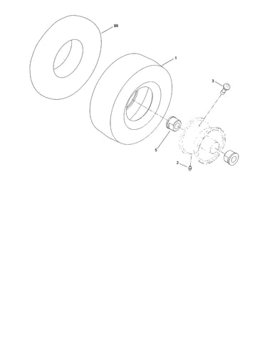 Caster wheel no. 110-6785
