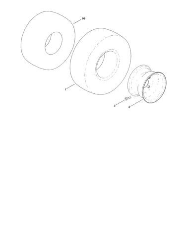 Wheel & tire assembly no. 120-5523