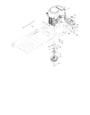 Engine/muffler/clutch