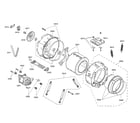 Bosch WAS20160UC/16 tub/drum/motor diagram