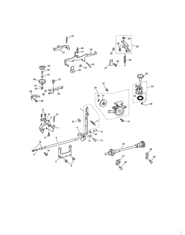 Feed mechanism/shuttle hook