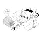 Craftsman 917370691 drive control/gear case/wheels diagram