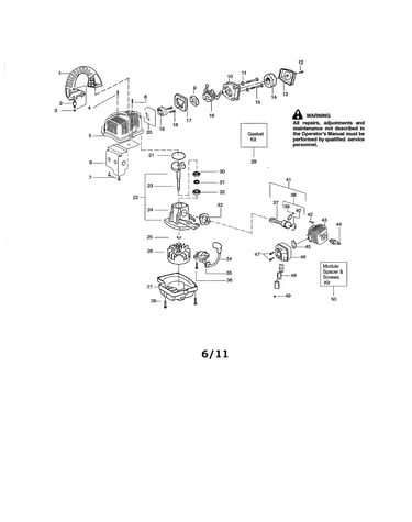Crankcase/crankshaft/cylinder