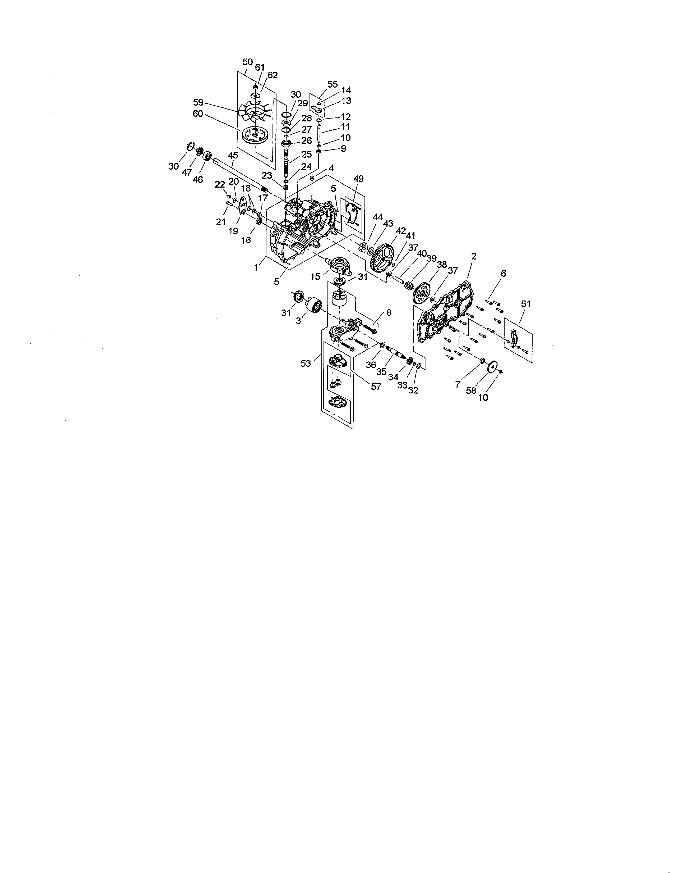 LH HYDROSTAT ASSEMBLY