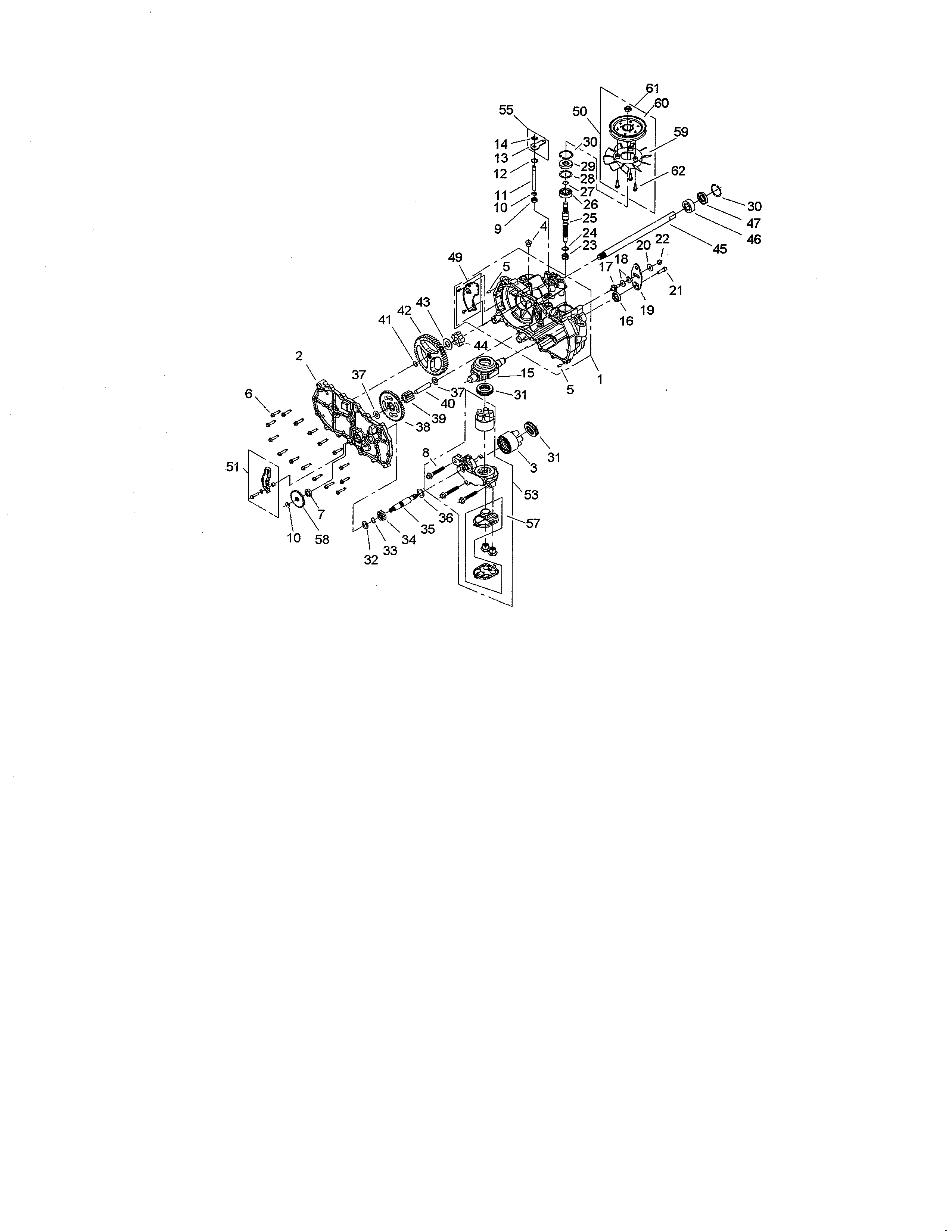 RH HYDROSTAT ASSEMBLY