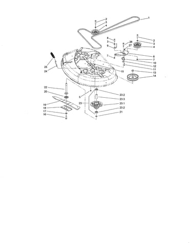Spindle & belt drive assembly