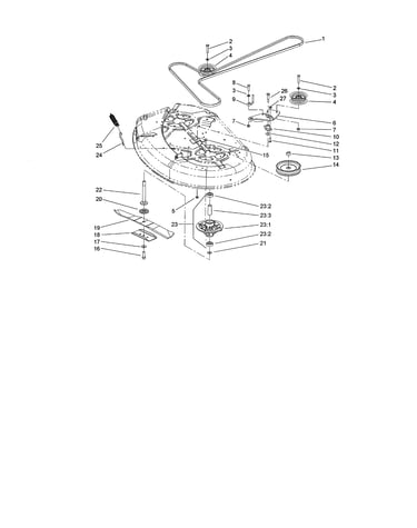 Spindle & belt drive assembly