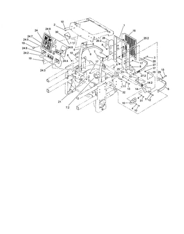 Engine housing assembly