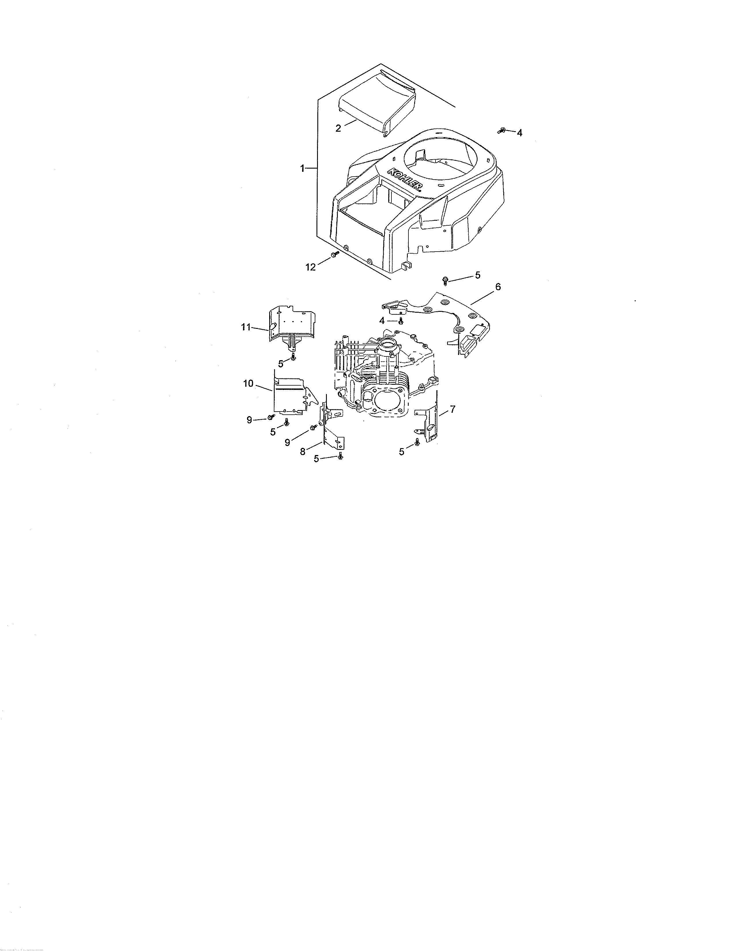 Blower housing & baffle