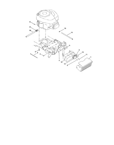 Muffler & guard assembly
