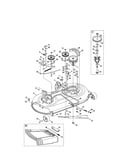 Mower deck & spindle pulley
