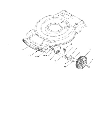 Front axle assembly