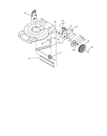 Rear axle/transmission