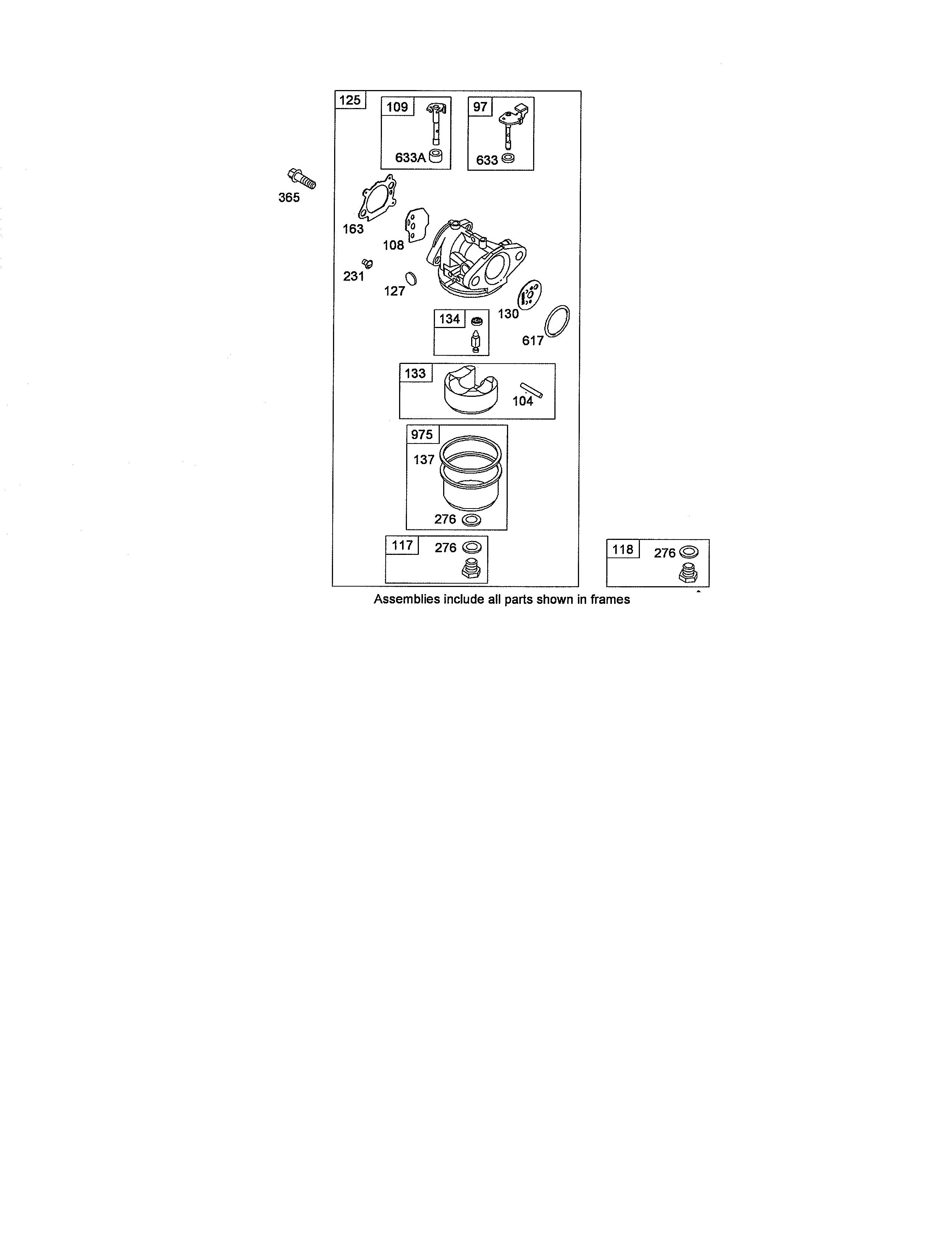 Carburetor assembly