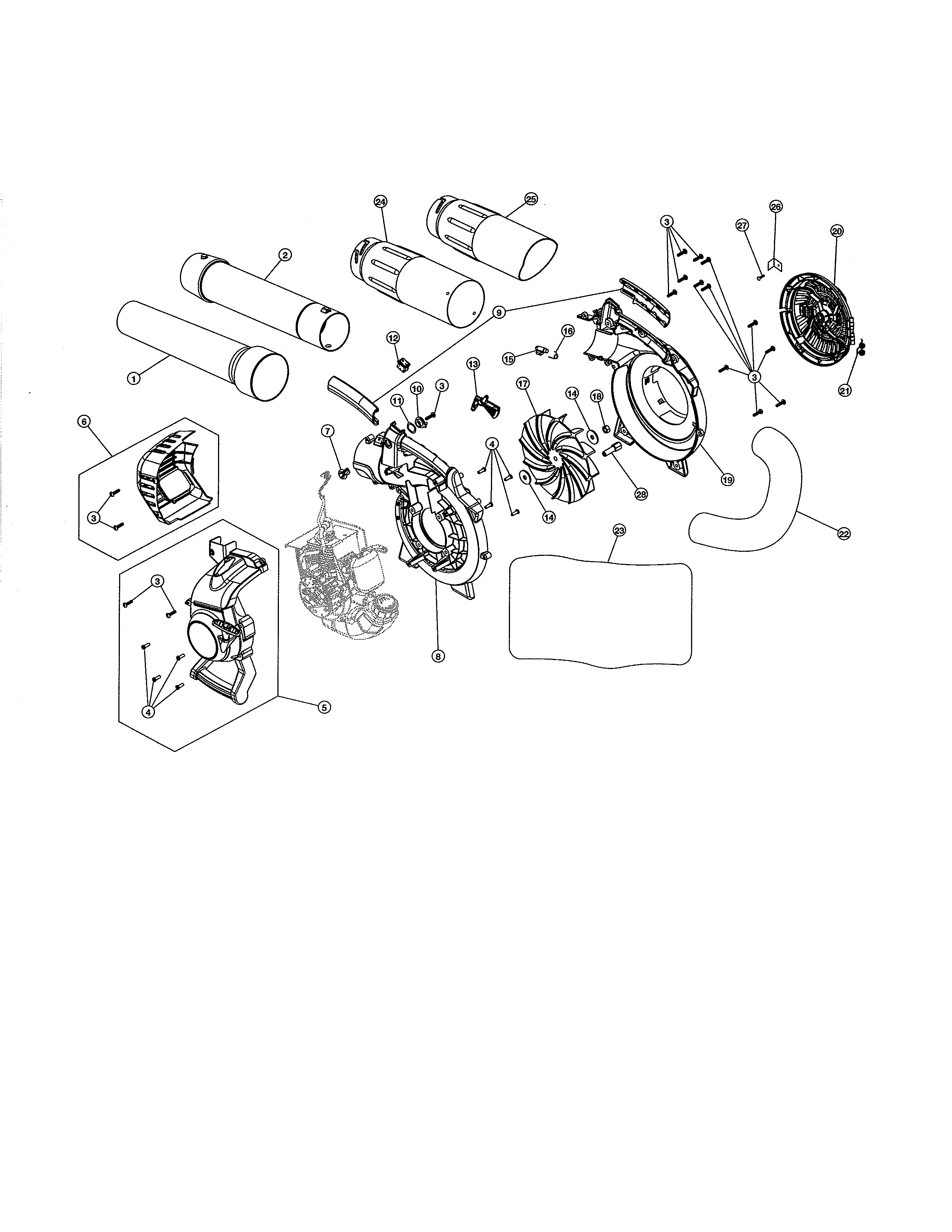 Impeller/muffler