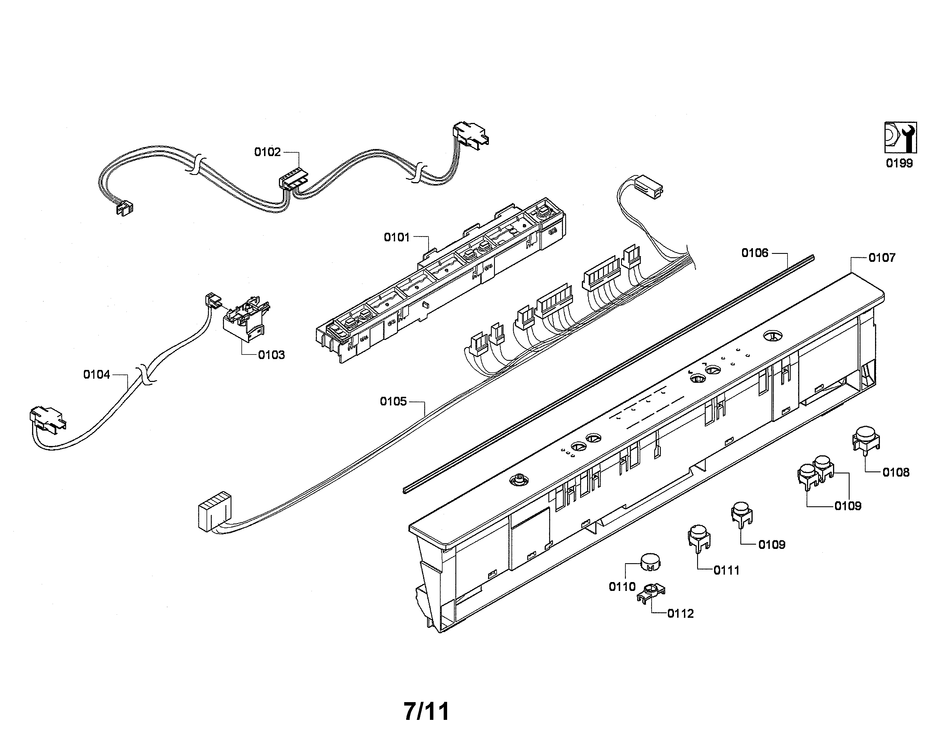 Fascia panel/control module