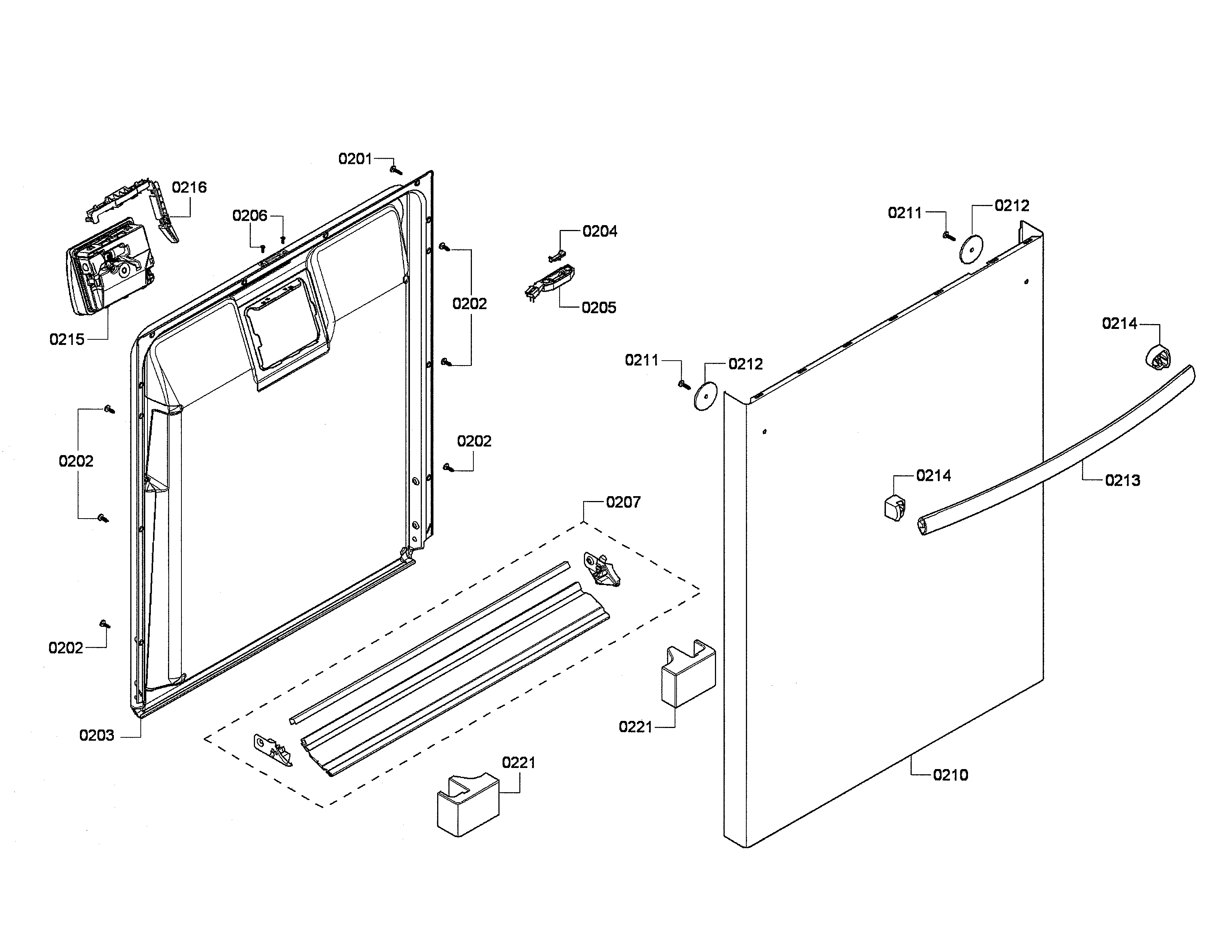 Door/dispenser