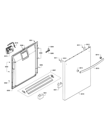 Door/dispenser
