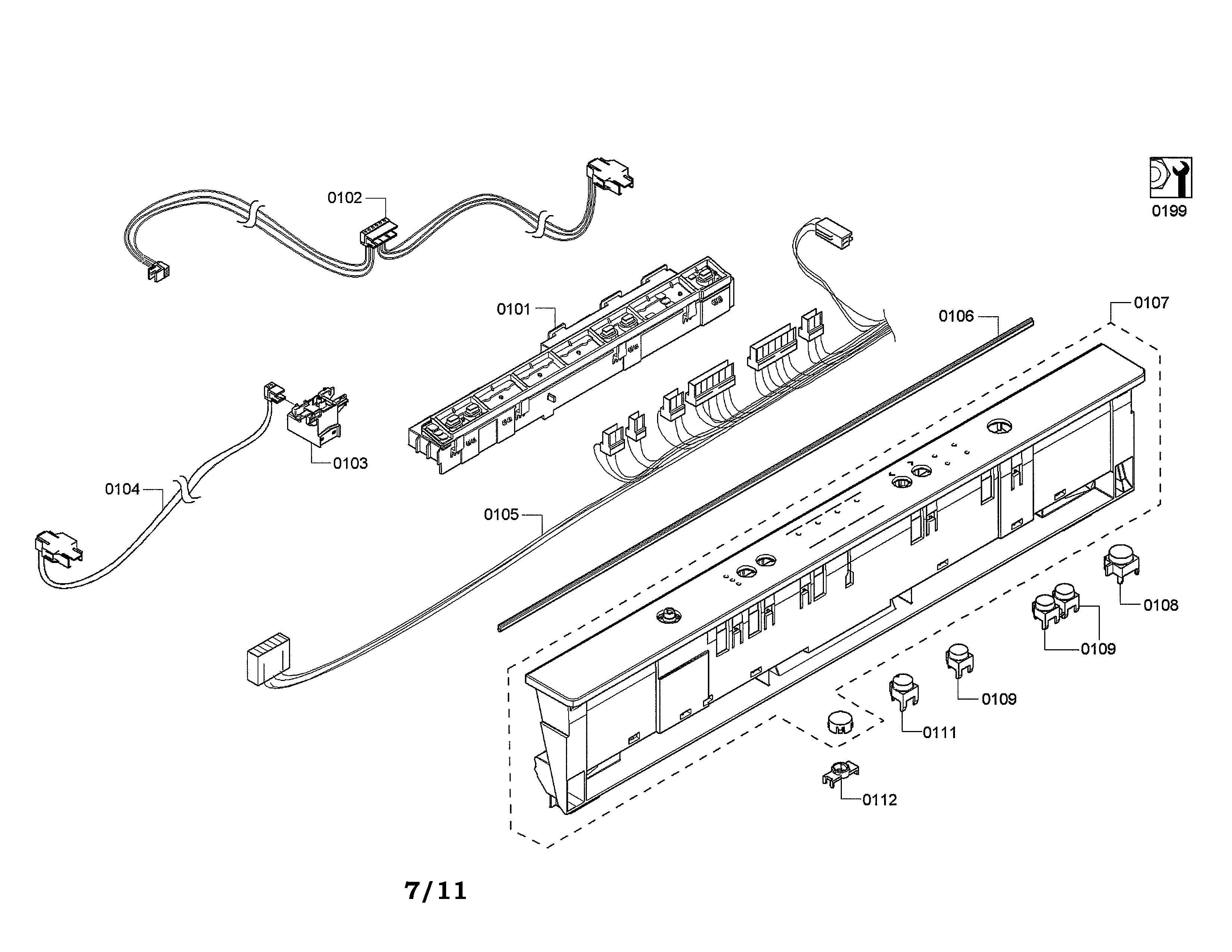 FASCIA PANEL/CONTROL MODULE