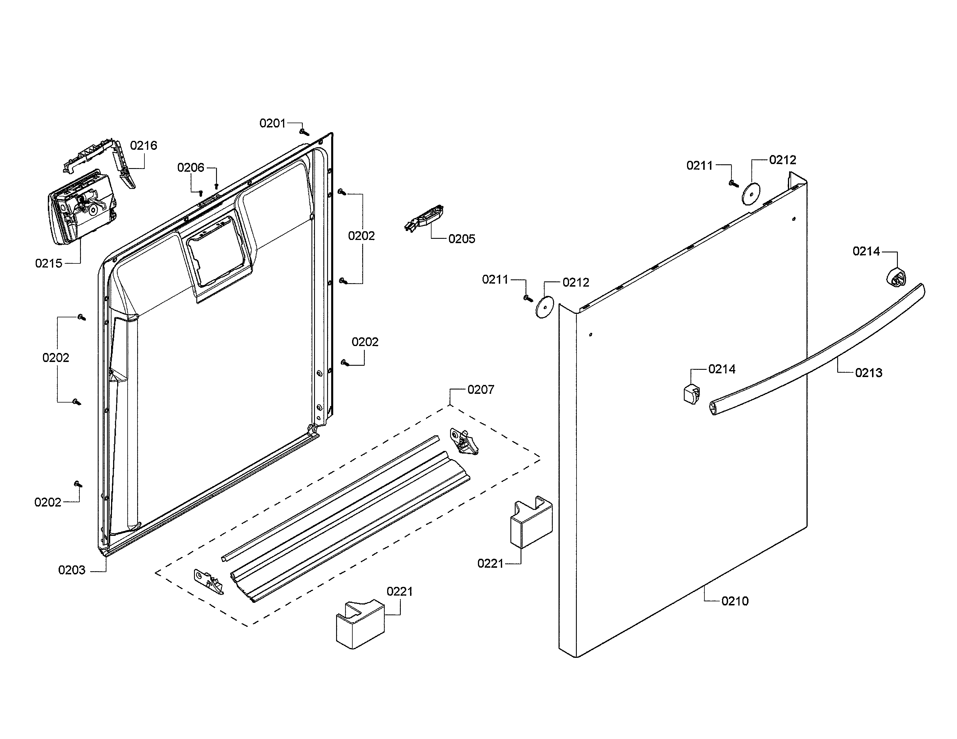Door/dispenser