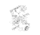 Craftsman 247888350 engine/transmission diagram