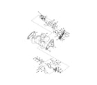 MTD 31A-050-706 motor & auger diagram