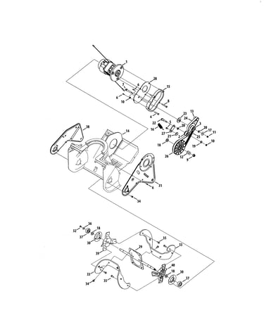 Motor & auger