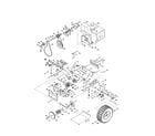 MTD 31AH97SJ799 engine/wheels/drive diagram