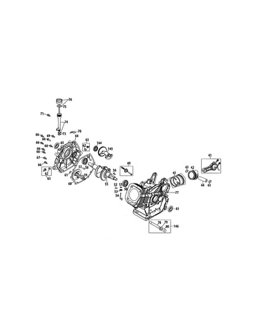 Crankcase/crankshaft