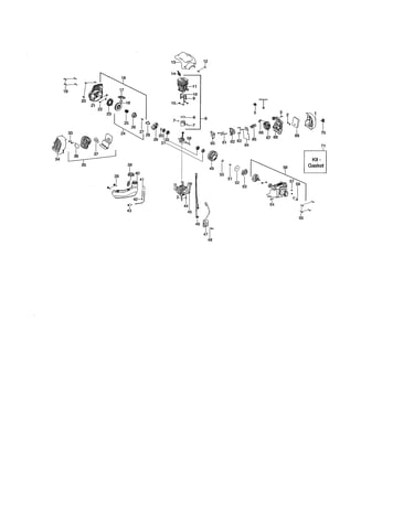 Fuel tank/cylinder/muffler