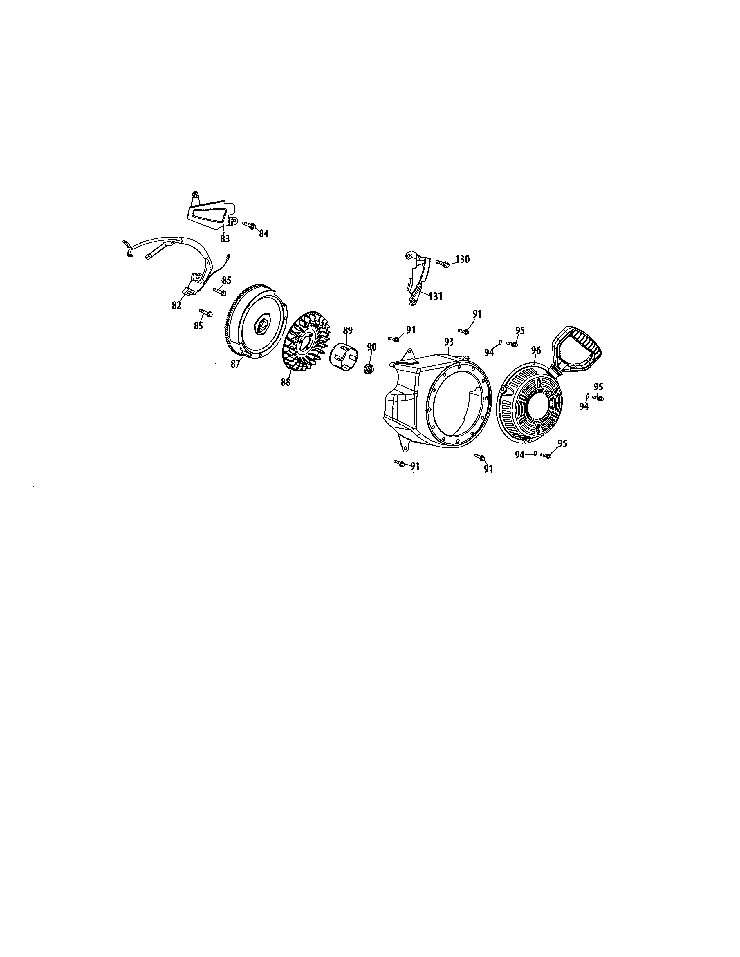 FLYWHEEL/BLOWER HOUSING