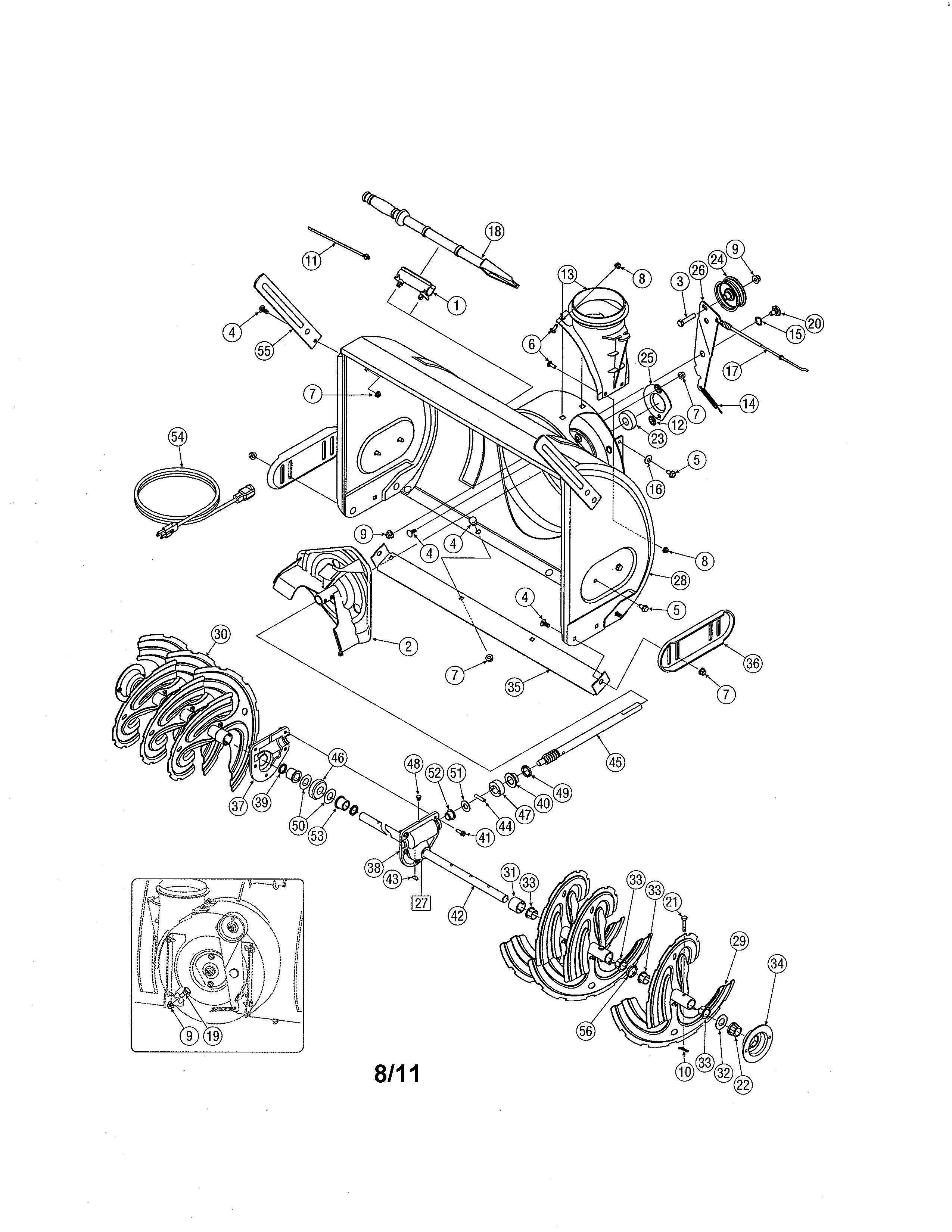 Auger & housing