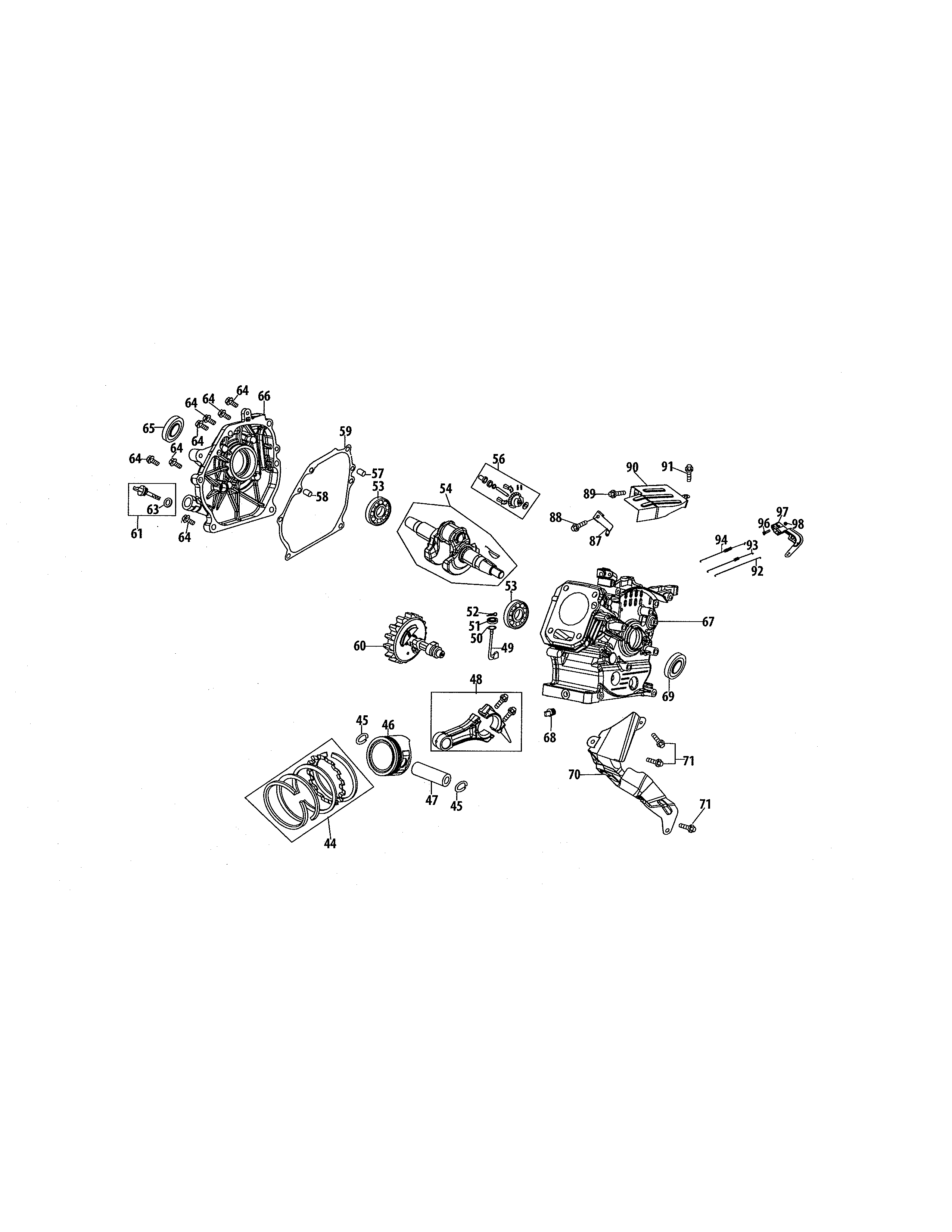 Crankcase/crankshaft