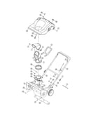 Shroud/chute/handle