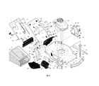 Craftsman 917374358 engine/housing/handle diagram