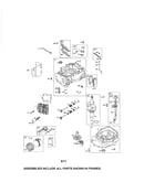 Cylinder/crankshaft/sump