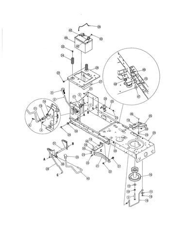Battery/frame