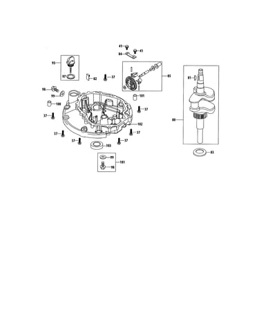 Crankshaft & crankcase cover