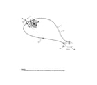 Craftsman 91788777 lever/cable rotator diagram