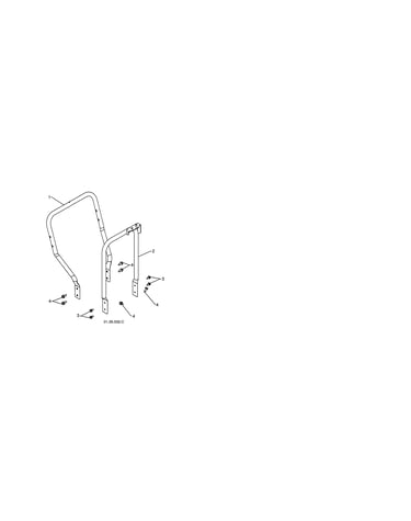 Lower handle/pivot support weldment