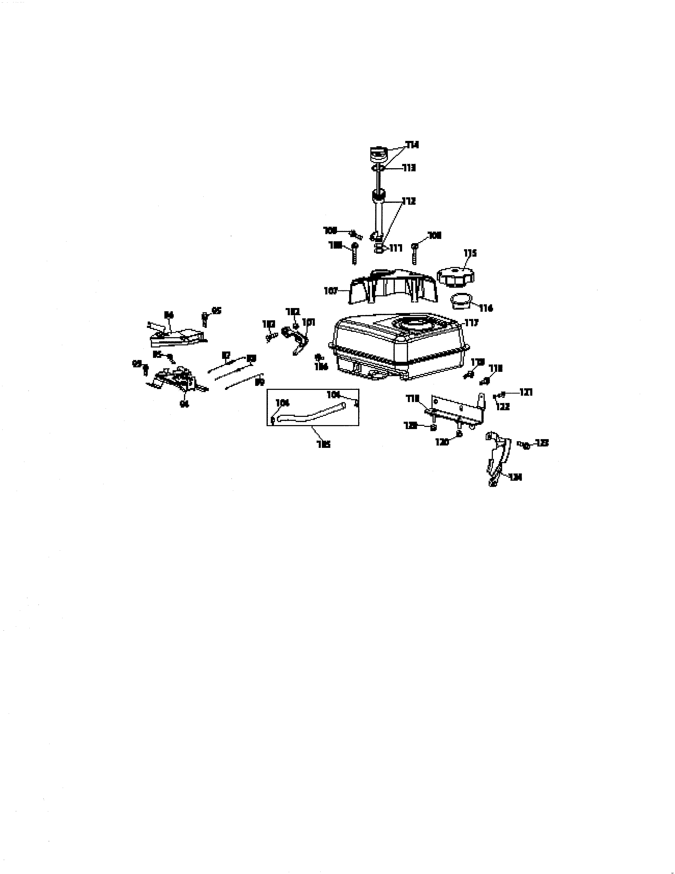 THROTTLE/FUEL TANK