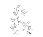 Craftsman 24788787 drive belt/wheel assembly diagram