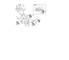 MTD 25B-550A729 flywheel/pulley/wheels diagram