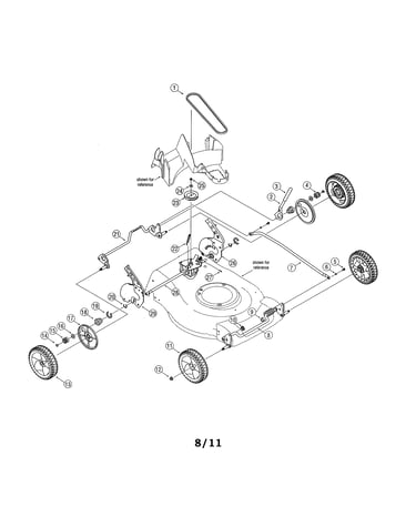 Rear bracket assembly