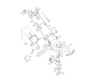 Yard-Man 12AV829C755 mower deck/engine pulley diagram