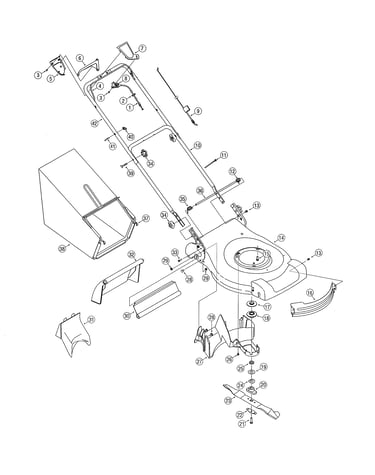 Mower deck/engine pulley