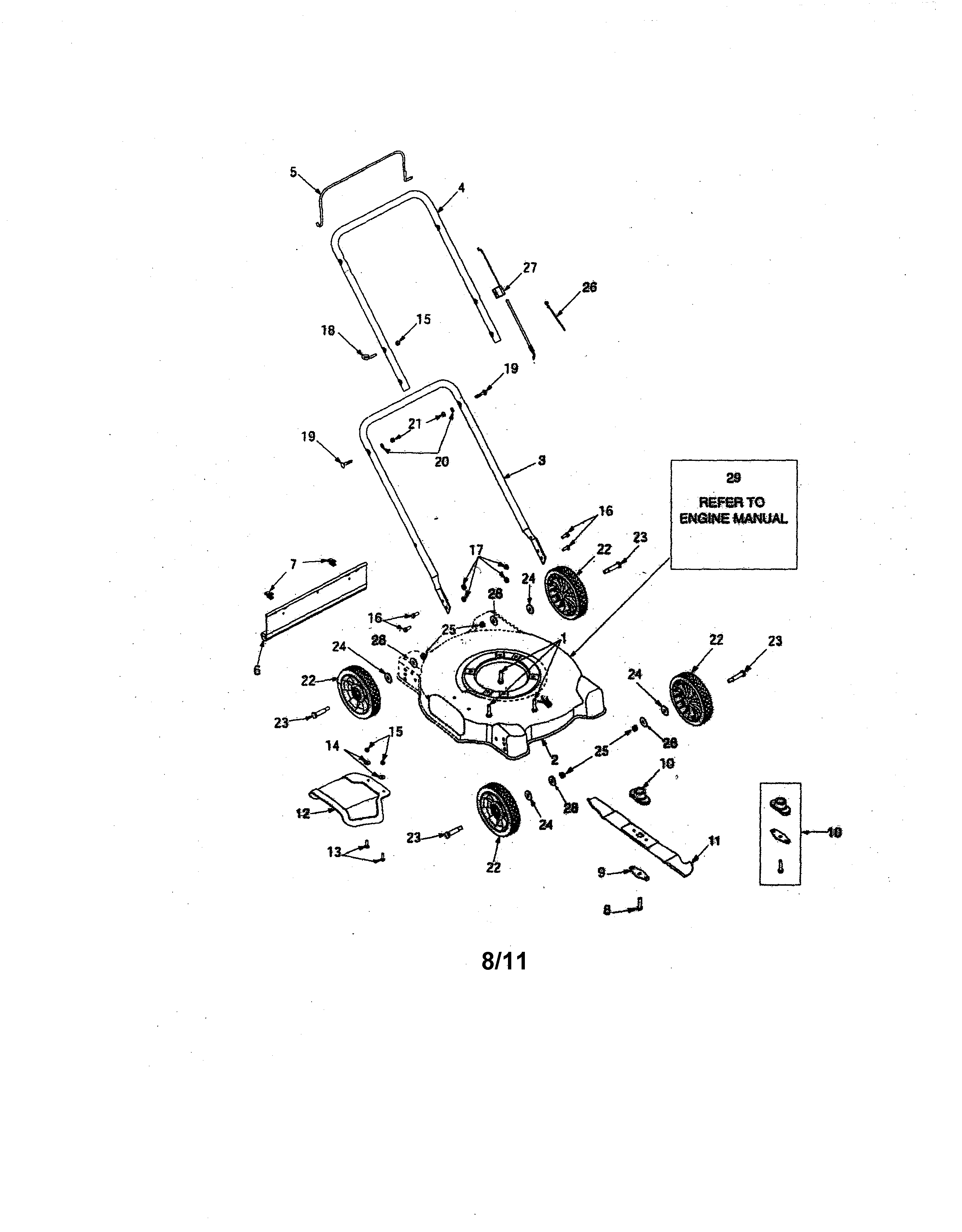 Mower parts